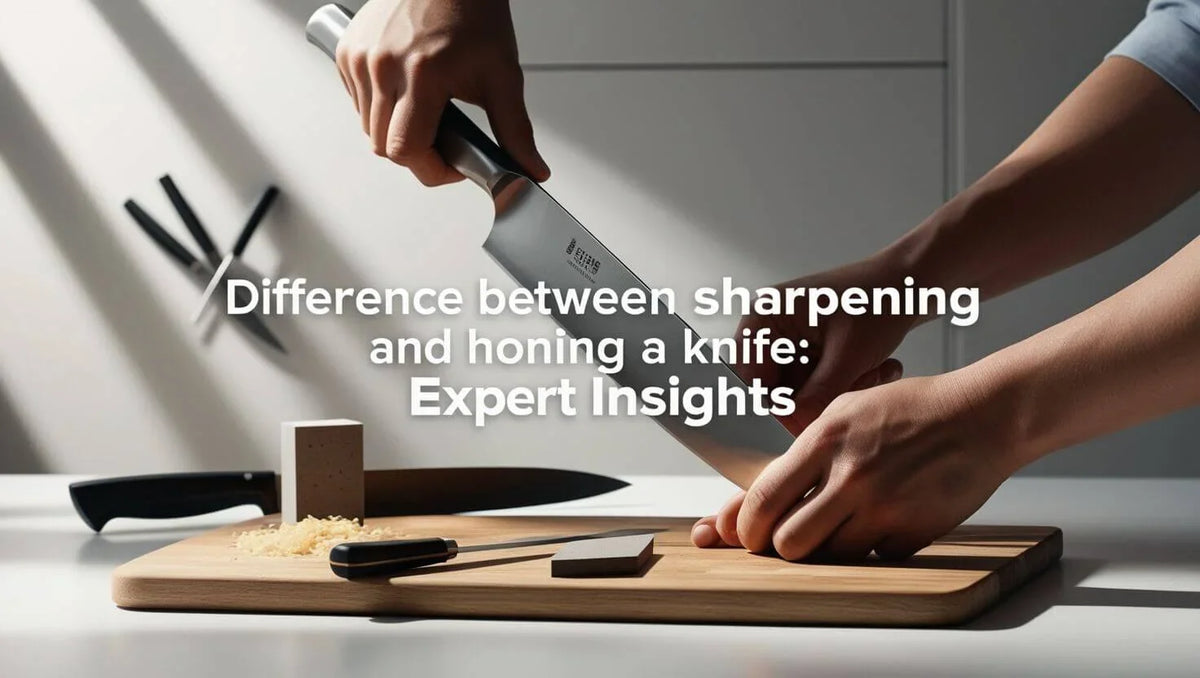 Difference between Sharpening And Honing a Knife: Expert Insights