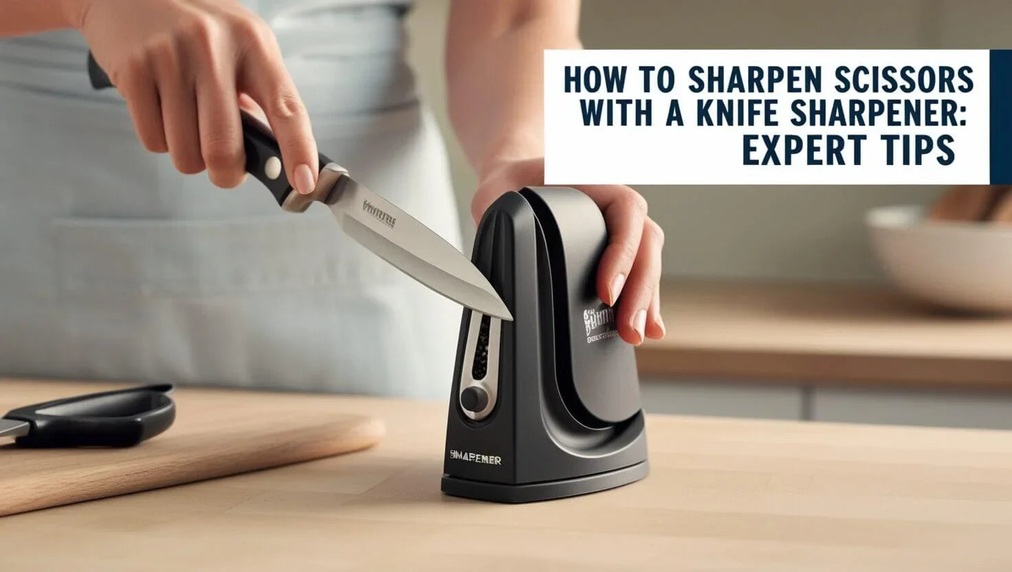 How to Sharpen Scissors With a Knife Sharpener: Expert Tips