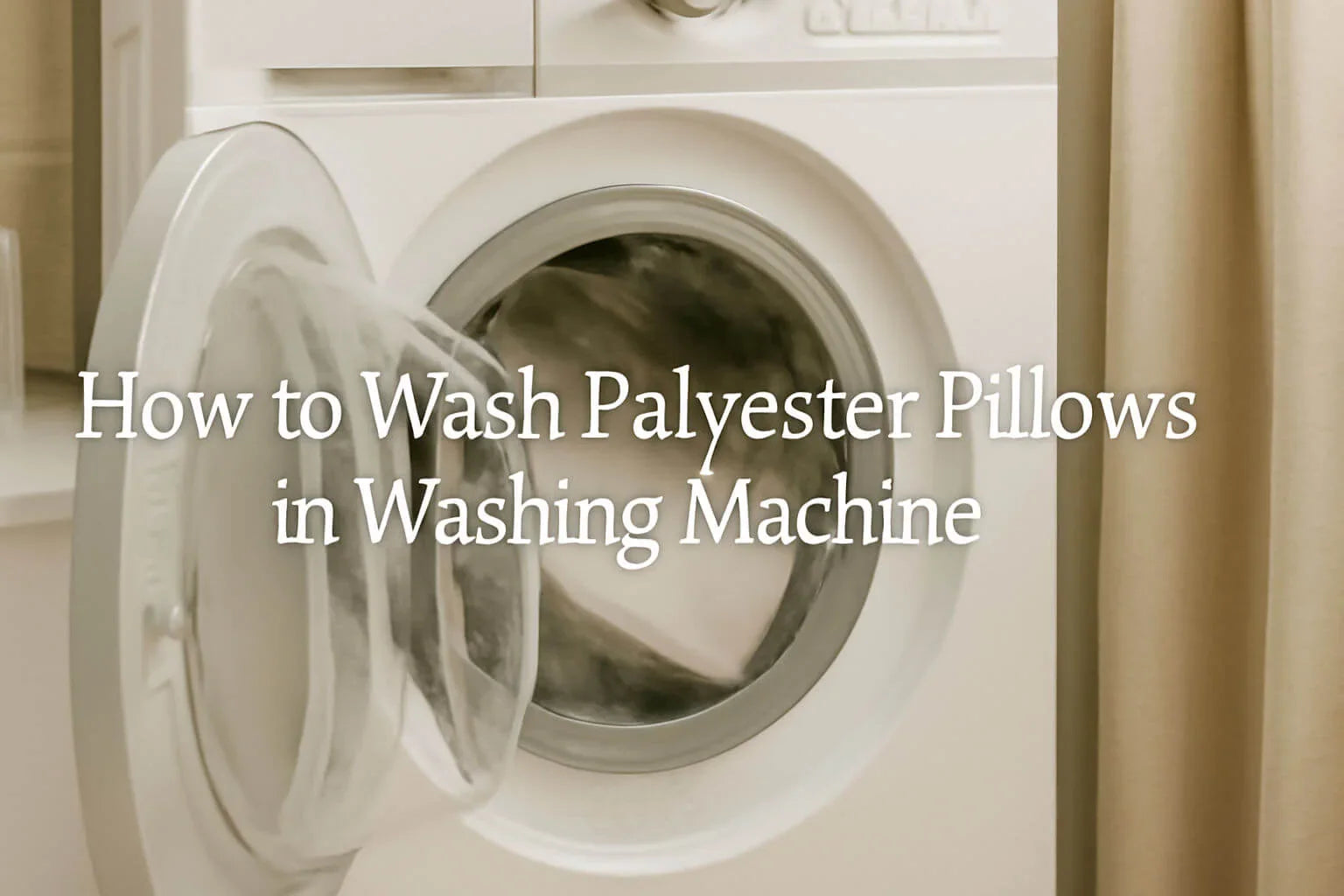 How to Wash Polyester Pillows in Washing Machine: Easy & Safe Guide