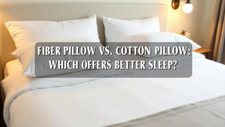 Fiber Pillow Vs Cotton Pillow: Which Offers Better Sleep?