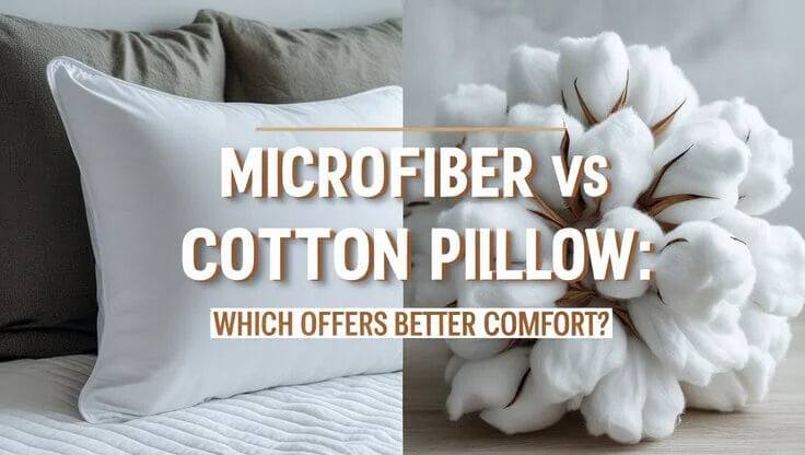 Microfiber Vs Cotton Pillow: Which Offers Better Comfort?