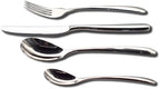 Bugatti 24 Pieces Set in Gallery Box "Capricio" Stainless Steel Cutlery Set, Flatware Set for 6, Including Knife, Fork, Spoon, and Teaspoon