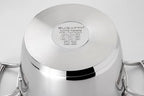 Bugatti Stainless Steel Cookware Set, 9 Pc Cookwares Polished Ouside and Satin Inside; Suitable For Induction, Gas, Halogen, Ceramic And Oven