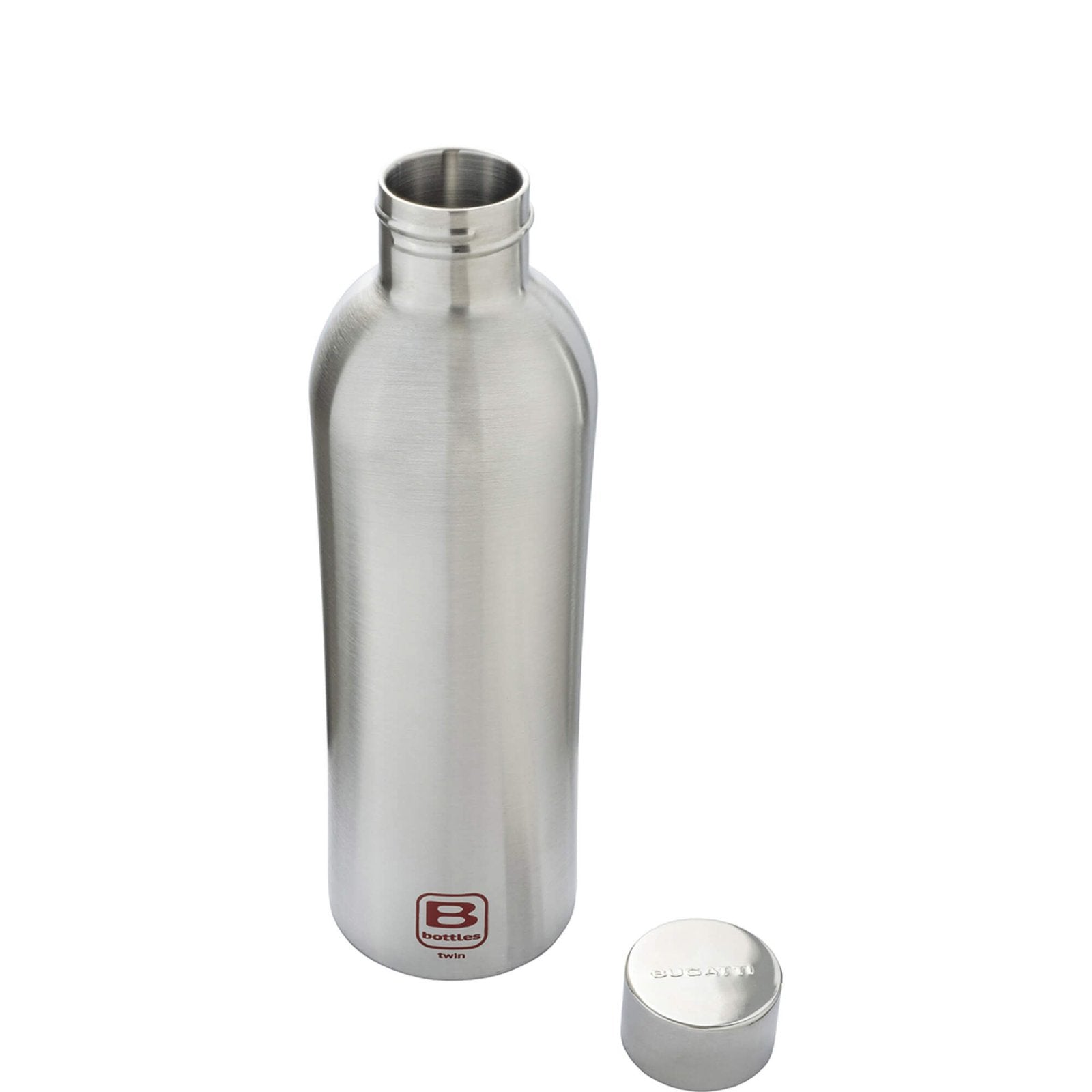 Bugatti Bottle Twin Water Bottle Steel Brushed Color 800ML and Stainless Water Bottles
