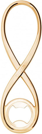 Bugatti INFINITY Bottle Opener in Zamak, for Opening Soda, Soft Drink, Unexpected Tool Kitchen Gadgets - Gold 24K