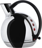 BUGATTI, Giulietta, Design Electric Kettle with Removable Limescale Filter, 1.2 Liter Capacity, 18/10 Stainless Steel Kettle