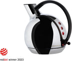 BUGATTI, Giulietta, Design Electric Kettle with Removable Limescale Filter, 1.2 Liter Capacity, 18/10 Stainless Steel Kettle