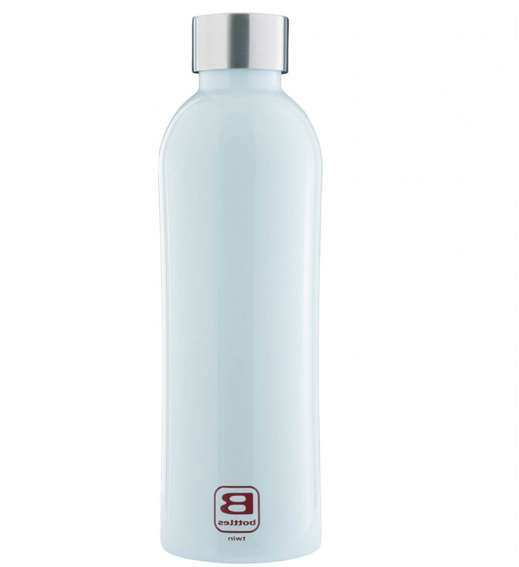 Bugatti Bottle Twin Water Bottle Light Blue Color 800ML and Stainless Water Bottles