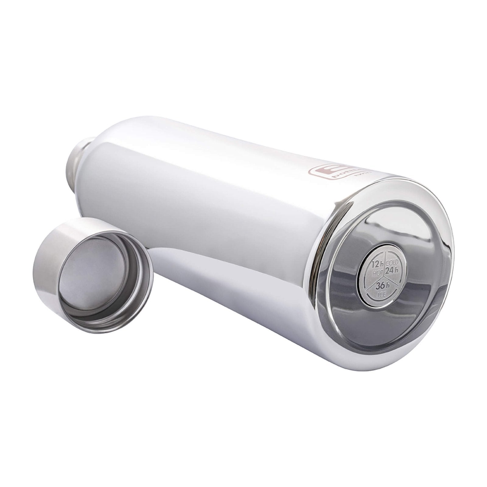 Bugatti Bottle Twin Water Bottle Lux Silver Color 800ML and Stainless Water Bottles