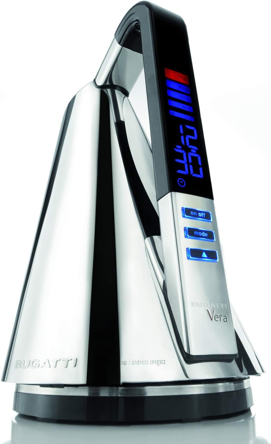 Bugatti Vera Kettle, 1.8 Litre, 2000 Watt, Chrome