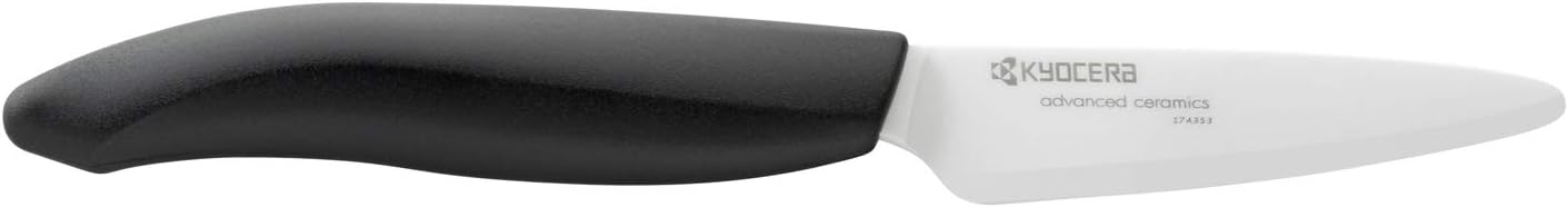 KYOCERA FK-075 WH-BK EU 7.5cm Ceramic Pairing Knife-Black Handle