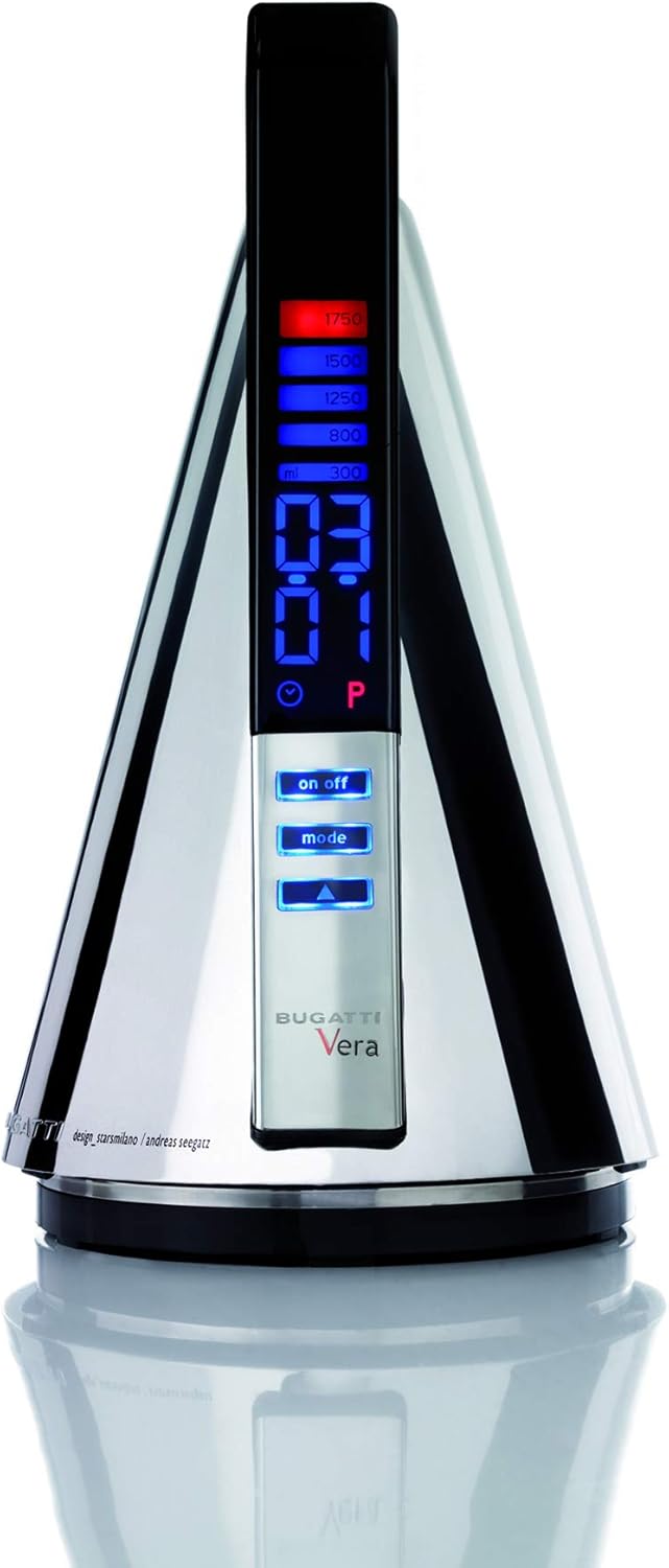 Bugatti Vera Kettle, 1.8 Litre, 2000 Watt, Chrome