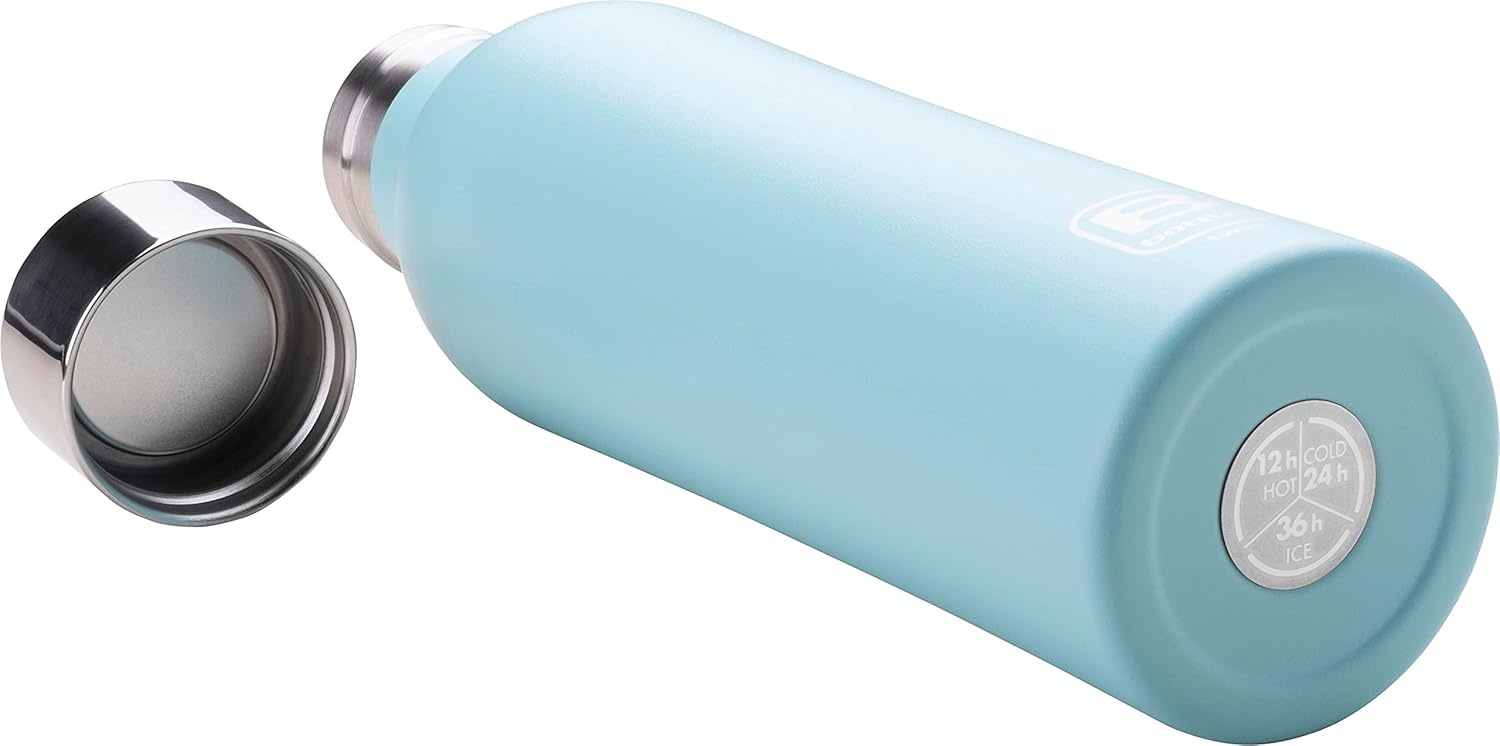 Bugatti B Bottles Twin Insulated 18/10 stainless steel Water Bottle for Cold and Hot Water - Watercolor Green…