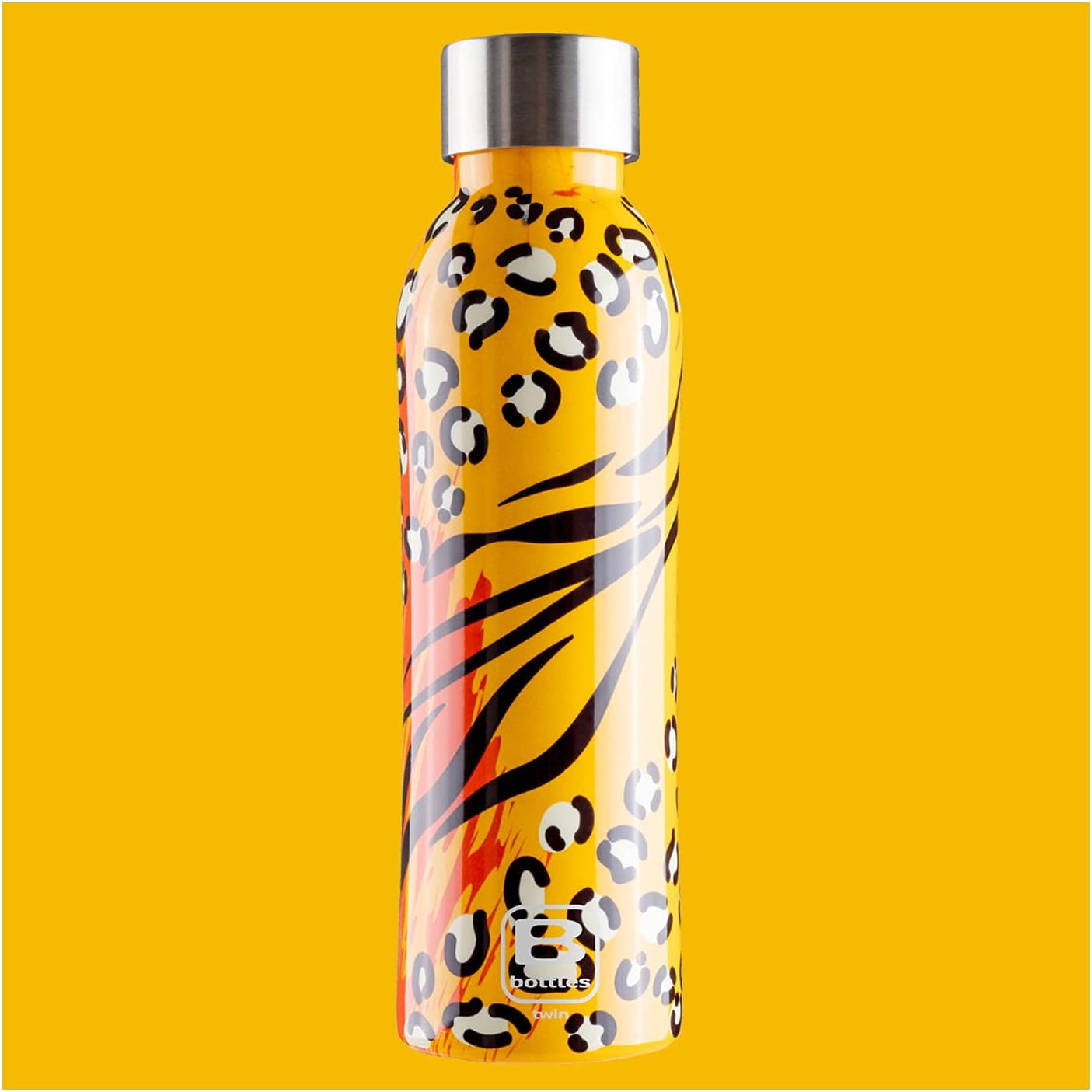 Bugatti B Bottle Twin Vacuum Sealed and Lightweight 18/10 stainless steel Bottle for Hot and Cold Water - Animalier…