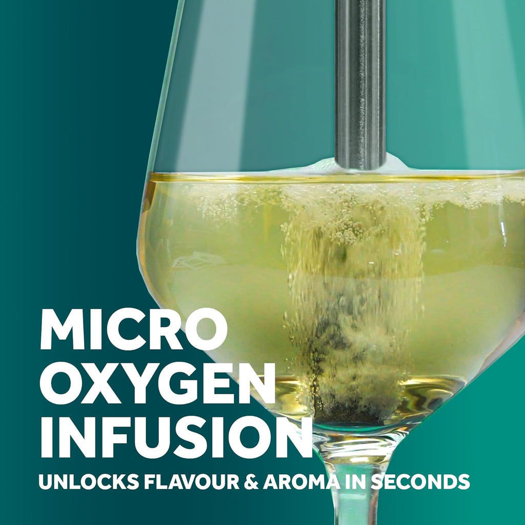 Airtender wine aerator and vacuum set - vacuum pump - 6 wine stoppers - gift box