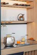 BUGATTI, Giulietta, Design Electric Kettle with Removable Limescale Filter, 1.2 Liter Capacity, 18/10 Stainless Steel Kettle