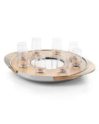 SHAZE TURNTABLE SHOT TRAY NATURAL