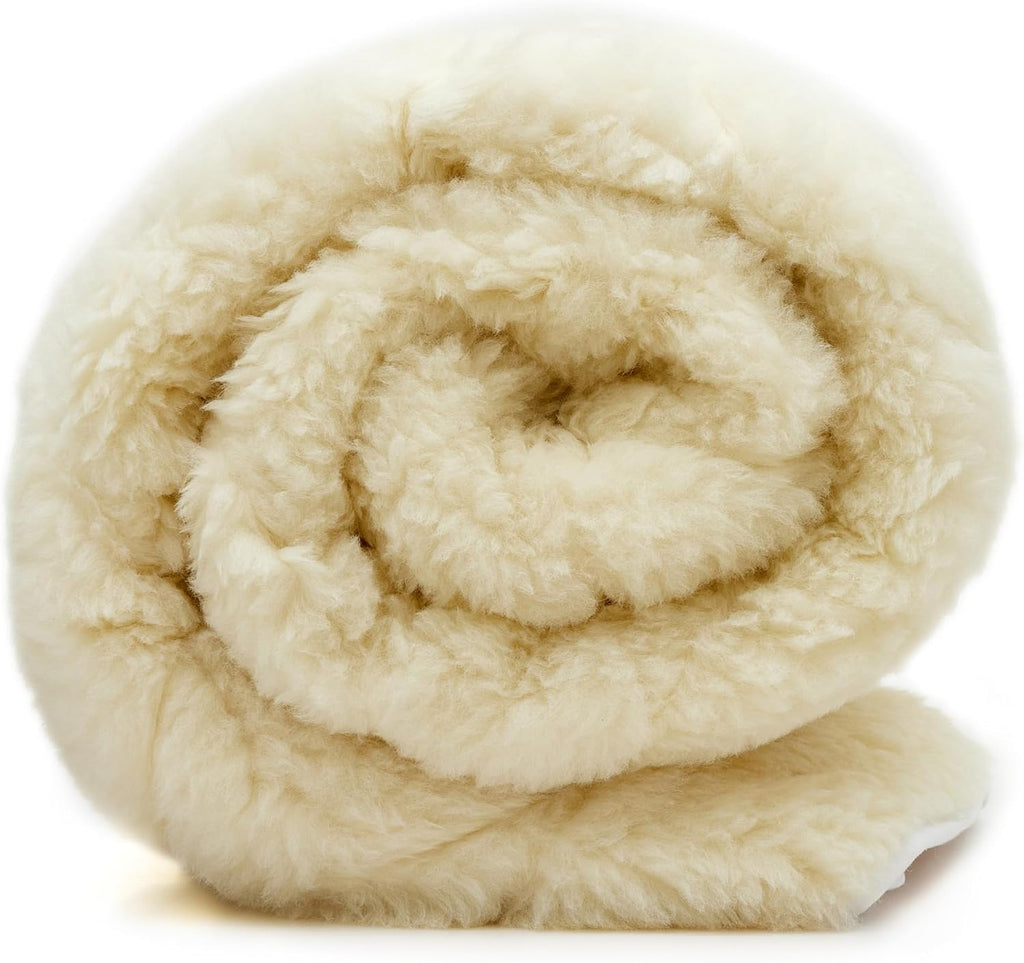 Organic Wool Mattress Overlay King (180x200cm+50cm)