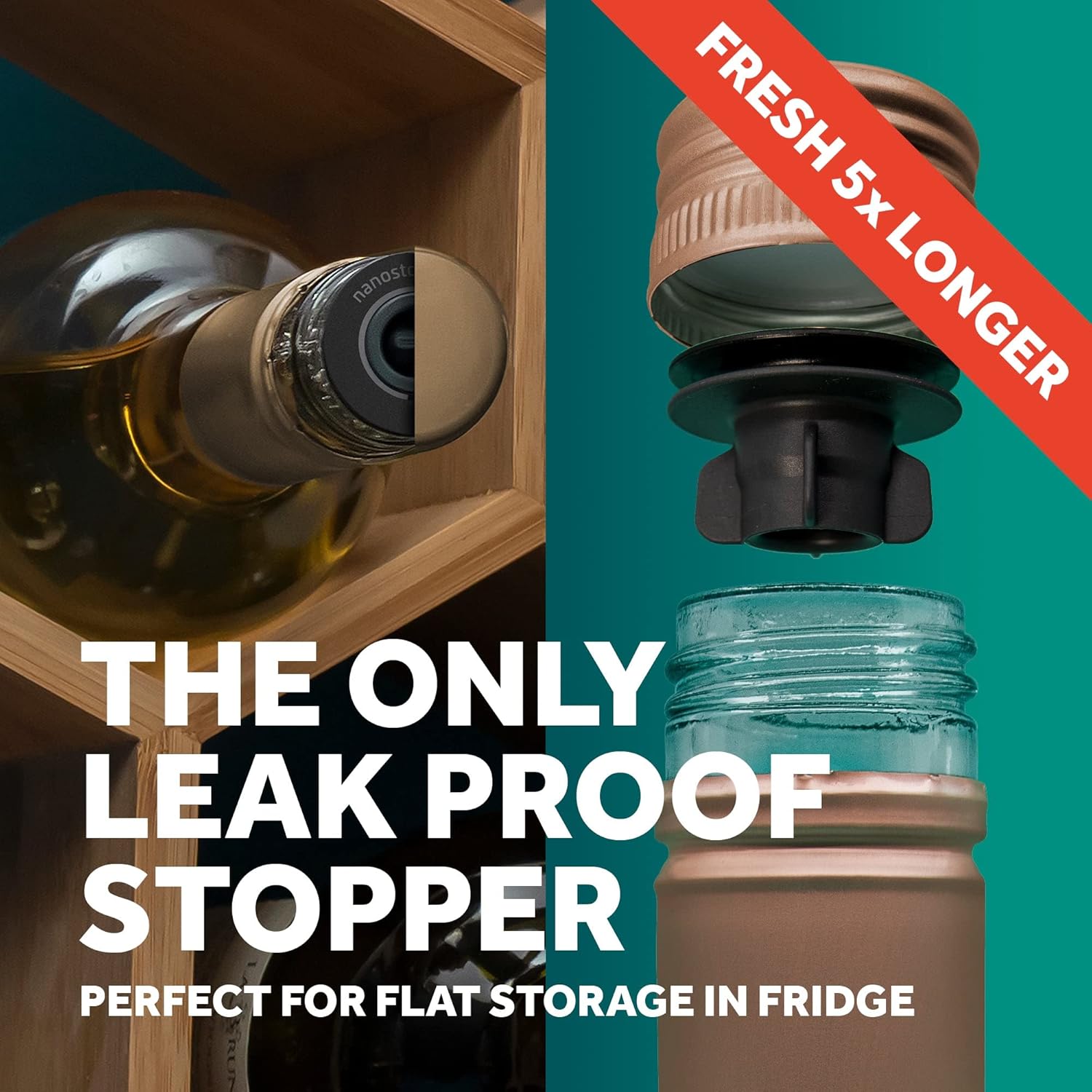 Airtender wine aerator and vacuum set - vacuum pump - 6 wine stoppers - gift box