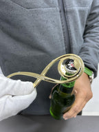 Bugatti INFINITY Bottle Opener in Zamak, for Opening Soda, Soft Drink, Unexpected Tool Kitchen Gadgets - Gold 24K