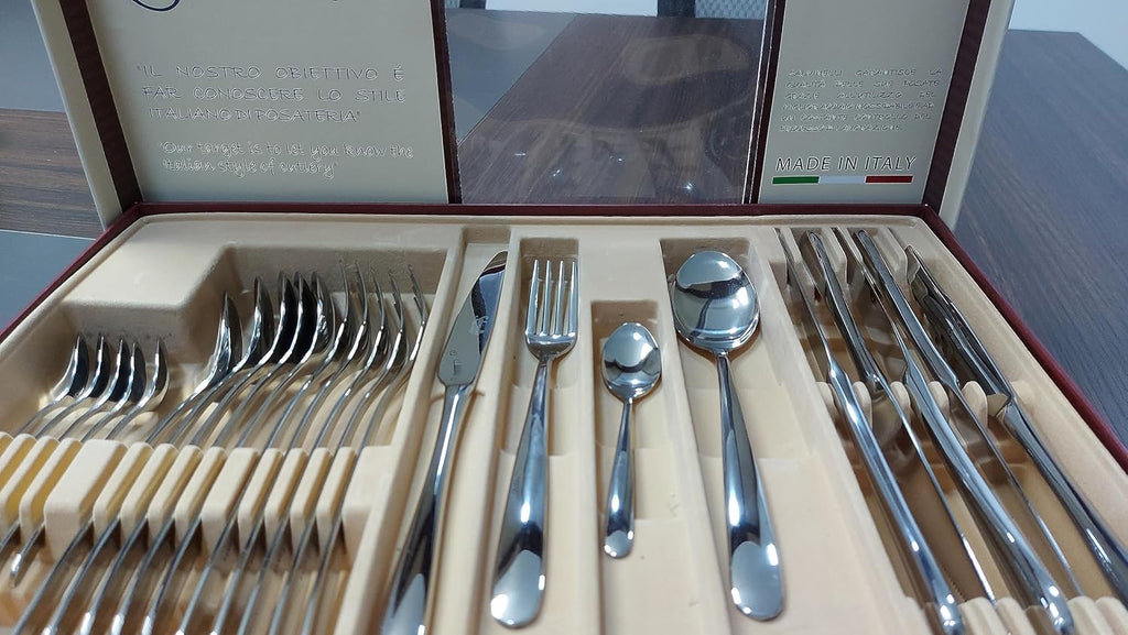 Salvinelli Portofino 24 Pcs Cutlery Set 18/10 For 6 Persons