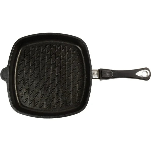 AMT Gastroguss Square pan with BBQ pattern