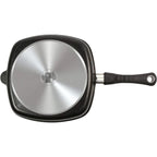 AMT Gastroguss Square pan with BBQ pattern