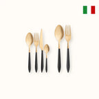 Casa Bugatti 50 pcs Ares PVD Gold – Flatware/Cutlery