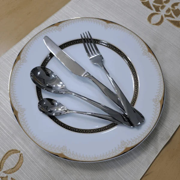 Casa Bugatti CAPRICCIO 24 Piece – 18/10 Stainless Steel- Flatware/Cutlery
