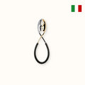 .Casa Bugatti Gold Kiss Salad Tong – Black