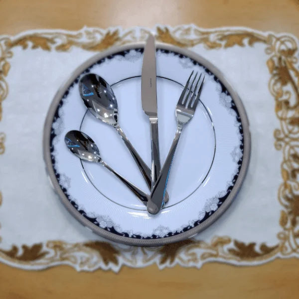 Casa Bugatti METROPOLIS 24 Piece – 18/10 Stainless Steel – Flatware/Cutlery Set