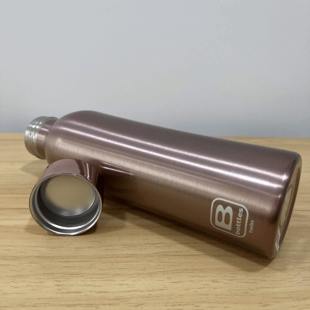 Casa Bugatti Rose Gold Brushed Water Bottles Twin 500 ML