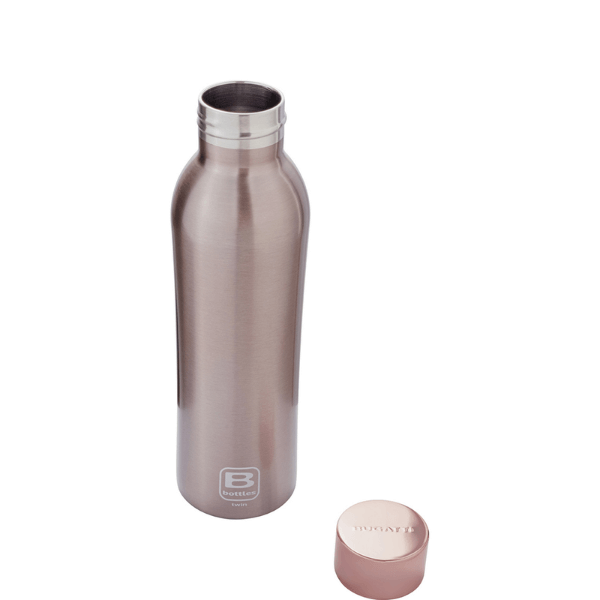 Casa Bugatti Rose Gold Brushed Water Bottles Twin 500 ML