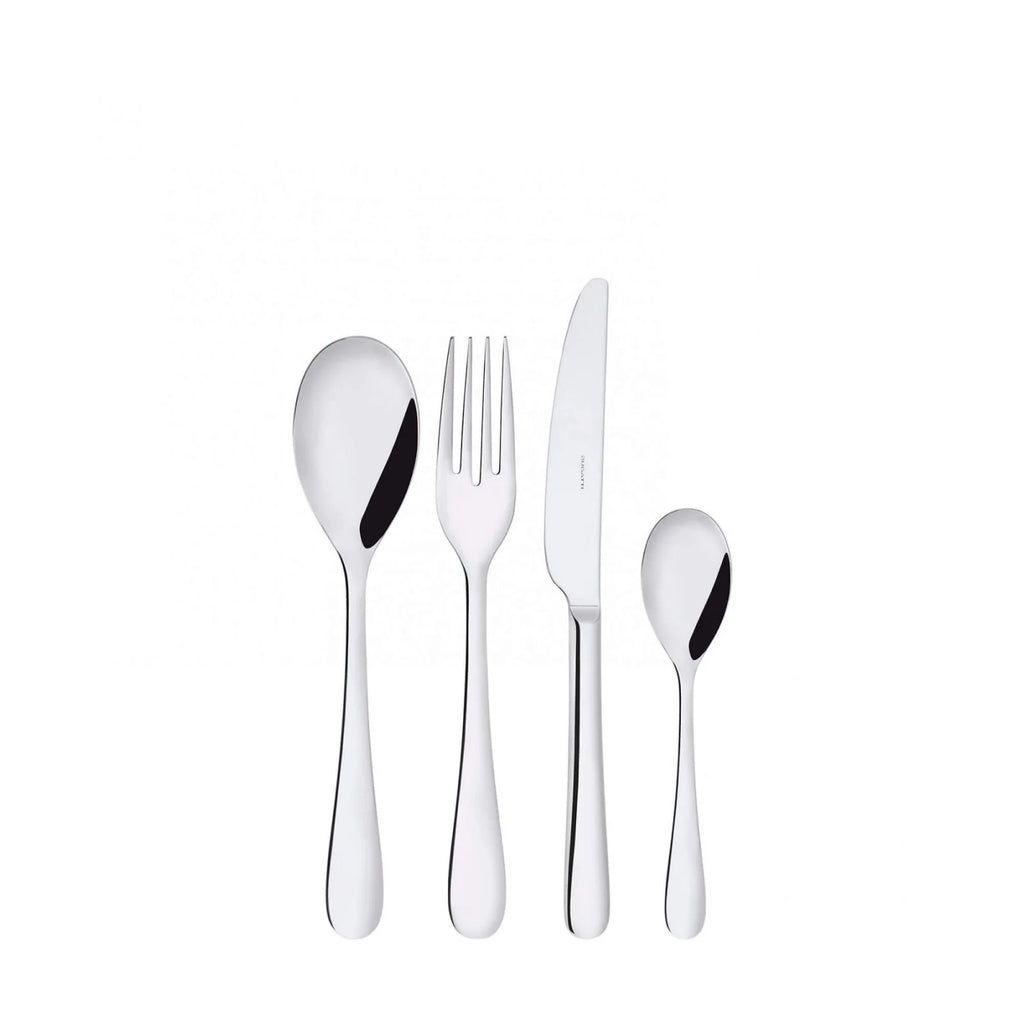 Casa Bugatti SIENA 24 Piece – 18/10 Stainless Steel – Flatware/Cutlery