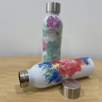 Casa Bugatti Watercolor Red & Blue B Bottles Twin 500 ML