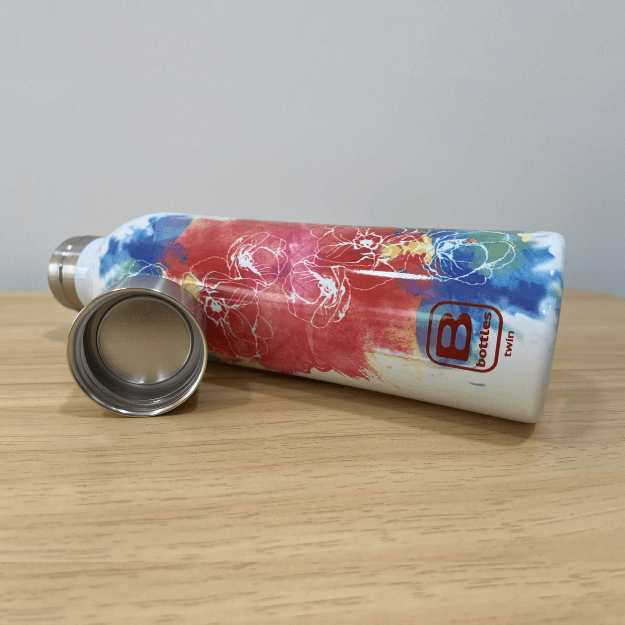 Casa Bugatti Watercolor Red & Blue B Bottles Twin 500 ML