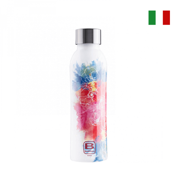 Casa Bugatti Watercolor Red & Blue B Bottles Twin 500 ML