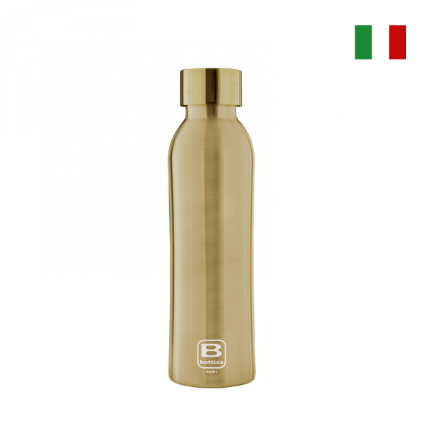 Casa Bugatti Yellow Gold Brushed B Bottles Twin 500 ML
