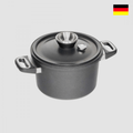 AMT Cast Titanium Steamer 3 Pieces 24 cm Black - 1424