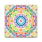 Colourful mandala pack coasters (set of 4)