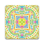 Colourful mandala pack coasters (set of 4)