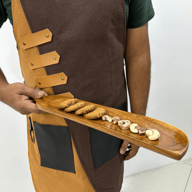 Curved Wooden Platter