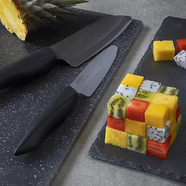 KYOCERA BLACK CERAMIC ZK-2PC BK-BK EU (Shin black Gift Set) | Kyocera Ceramic Knife Set