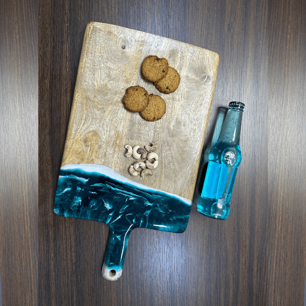 Ocean Sundown Epoxy Resin Platter