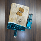 Ocean Sundown Epoxy Resin Platter