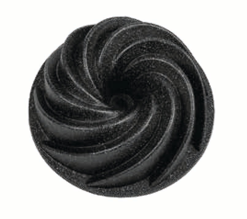 RSSLAV Cast Aluminium Wind Rose Cake Mold (26 cm) – Premium Non-Stick Bundt Baking Pan