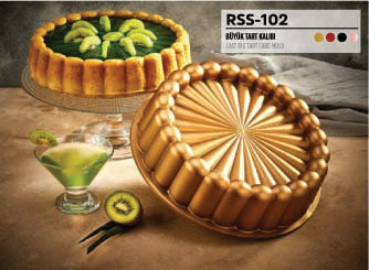 RSSLAV Cast Small Tart Cake Mold ( 23 Cm ) Cast Aliminium