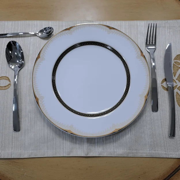 طقم أدوات مائدة/سكاكين كازا بوغاتي تيندنس، 24 قطعة - مصنوع من الفولاذ المقاوم للصدأ 18/10