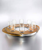 SHAZE TURNTABLE SHOT TRAY NATURAL