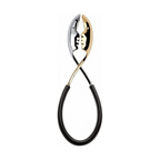 BUGATTI Kiss Salad Tongs - Gold & Black. Made in Italy